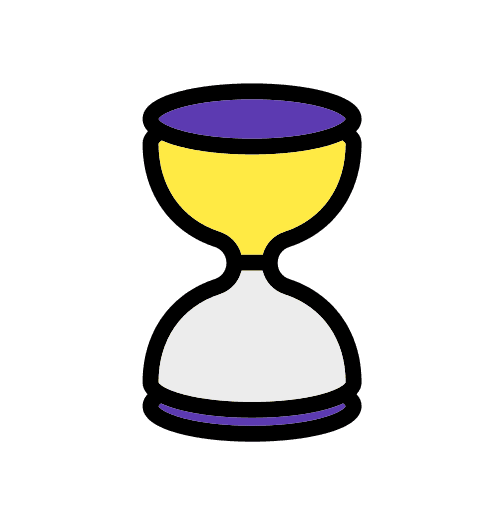 Grafik einer Sanduhr